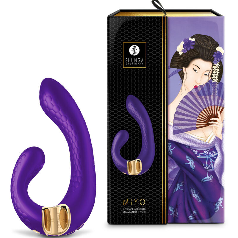 SHUNGA - MIYO INTIMATE MASSAGER VIOLET - Amore24
