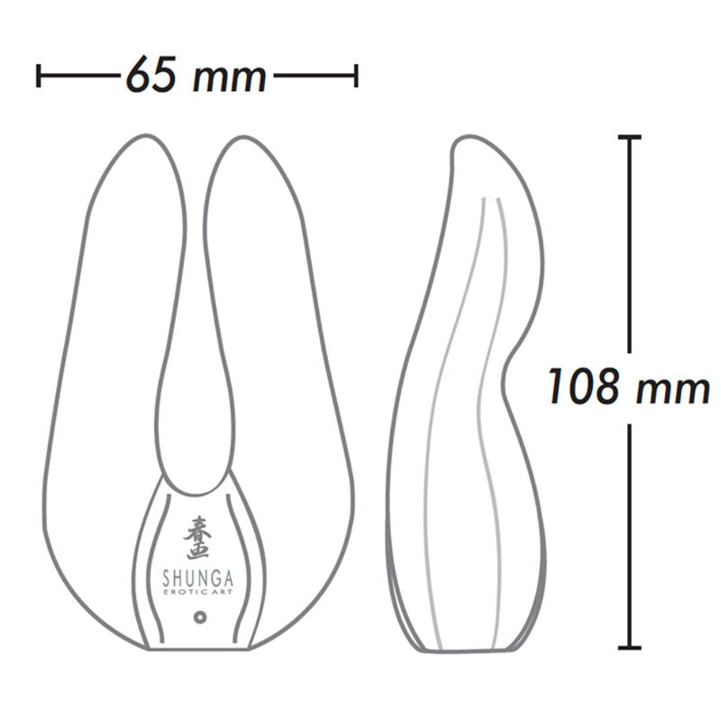 SHUNGA - AIKO INTIMATE MASSAGER FUCHSIA - Amore24
