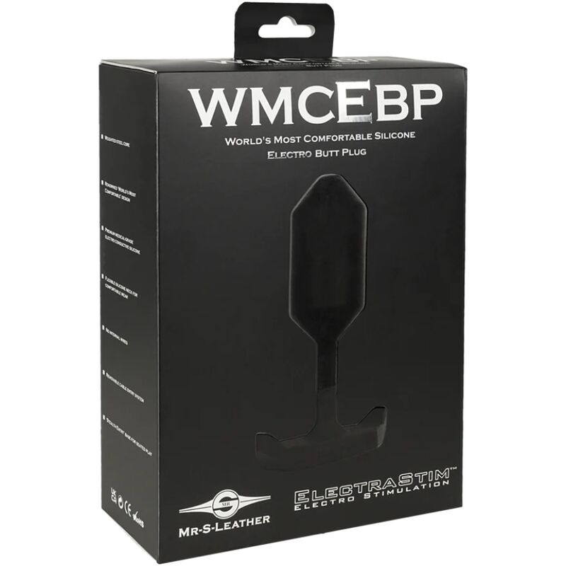 ELECTRASTIM - ELECTRO PLUG ANAL MR - S - LEATHER - Amore24