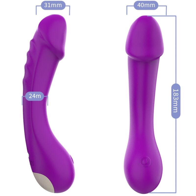 ARMONY - DILDO VIBRATOR G-SPOT SILICONE PURPLE - Amore24