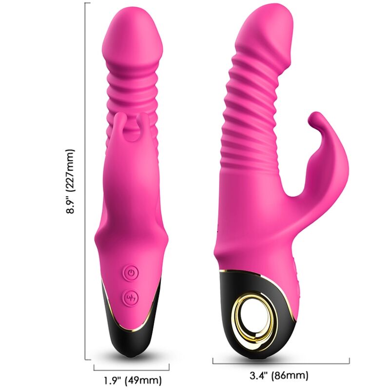 ARMONY - ZING DILDO VIBRATOR RABBIT FUCHSIA - Amore24