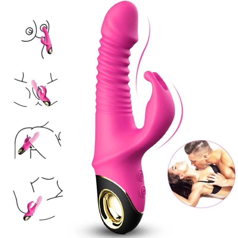 ARMONY - ZING DILDO VIBRATOR RABBIT FUCHSIA - Amore24
