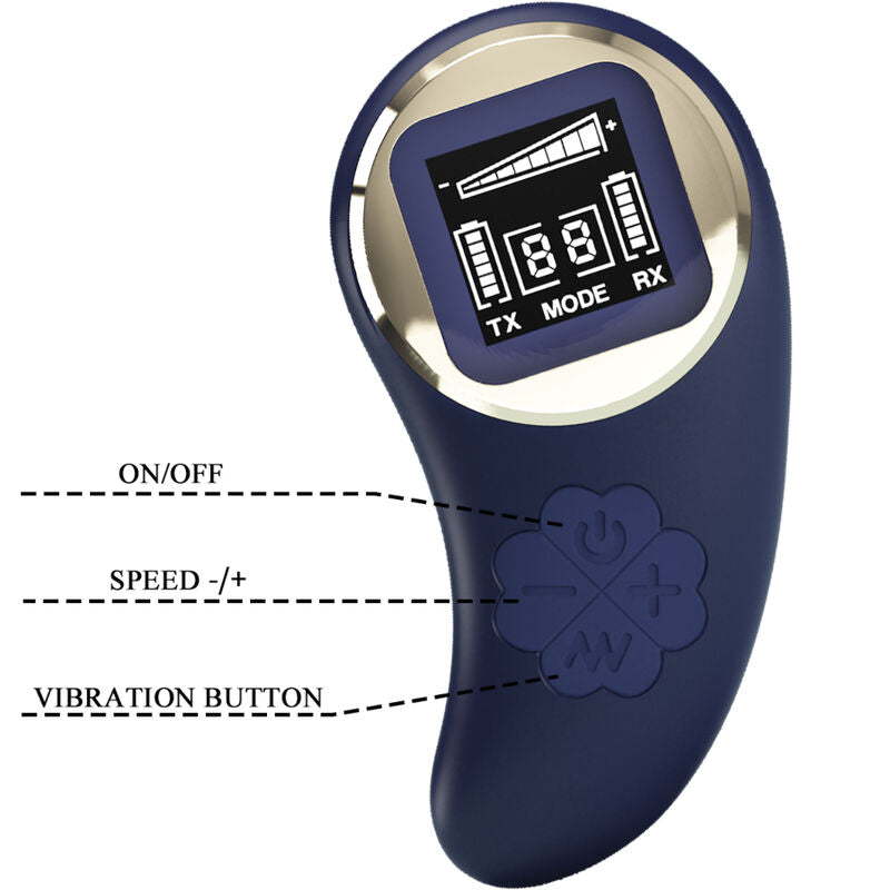 PRETTY LOVE - MINA VIBRATING EGG REMOTE CONTROL BLUE - Amore24