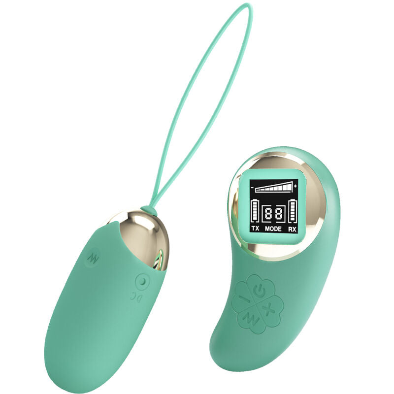 PRETTY LOVE - GREEN REMOTE CONTROL VIBRATING EGG MINE - Amore24