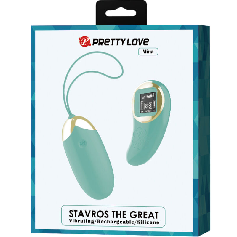 PRETTY LOVE - GREEN REMOTE CONTROL VIBRATING EGG MINE - Amore24