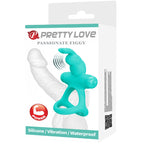 PRETTY LOVE - FIGGY GREEN RABBIT VIBRATOR RING - Amore24