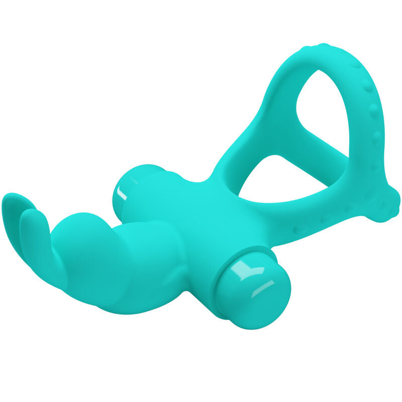PRETTY LOVE - FIGGY GREEN RABBIT VIBRATOR RING - Amore24