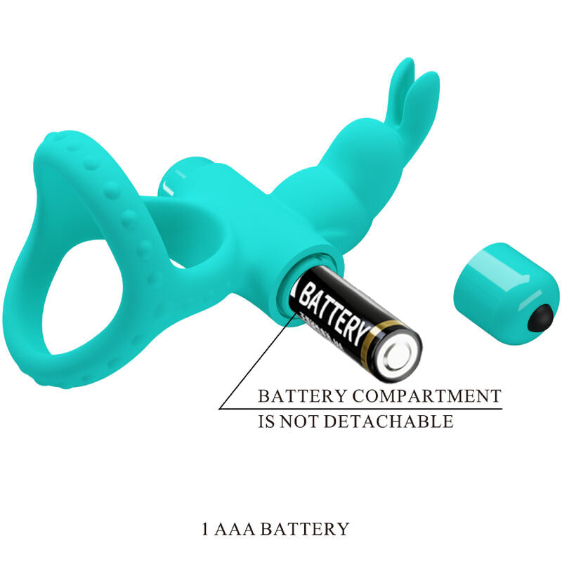 PRETTY LOVE - FIGGY GREEN RABBIT VIBRATOR RING - Amore24