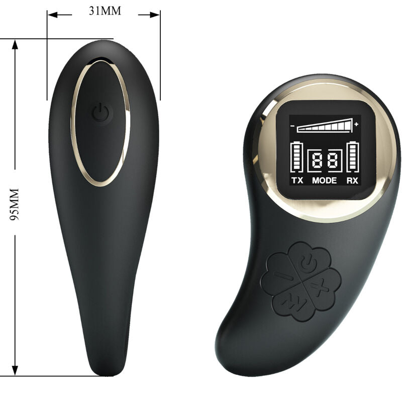 PRETTY LOVE - NATHAN DOUBLE PLEASURE VIBRATOR REMOTE CONTROL - Amore24
