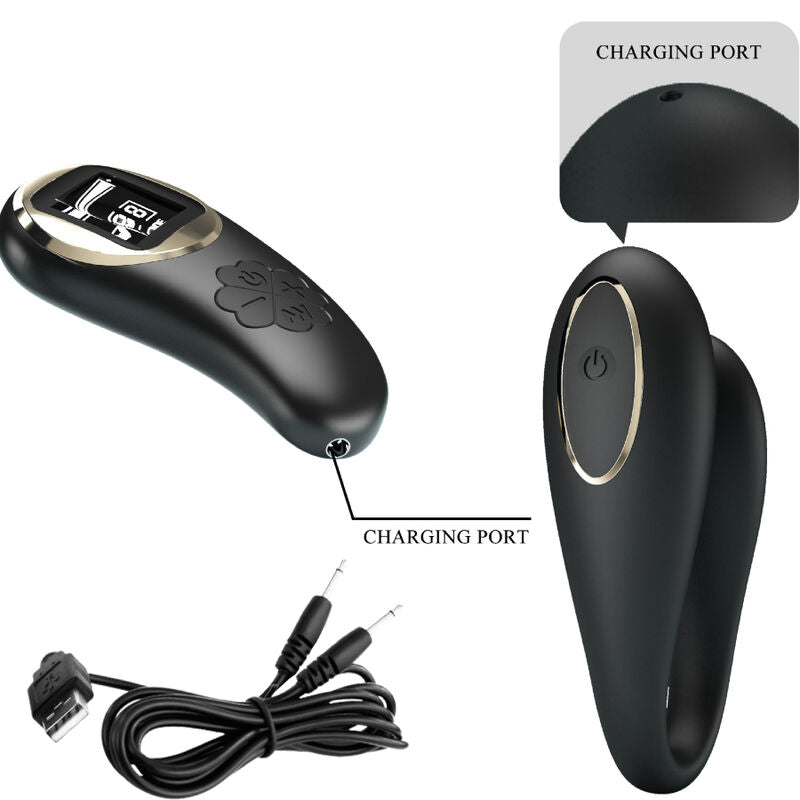 PRETTY LOVE - NATHAN DOUBLE PLEASURE VIBRATOR REMOTE CONTROL - Amore24