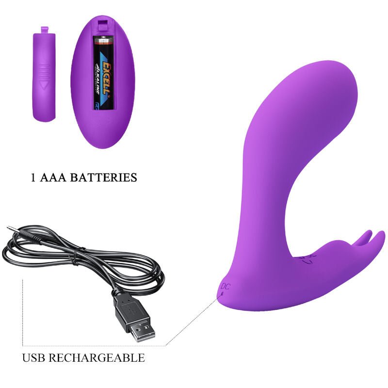 PRETTY LOVE - IDABELLE VIBRATION & PULSATION REMOTE CONTROL VIOLET - Amore24