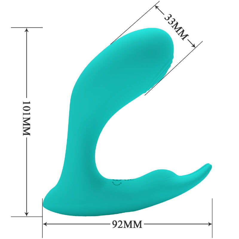 PRETTY LOVE - IDABELLE VIBRATION & PULSATION REMOTE CONTROL BLUE - Amore24