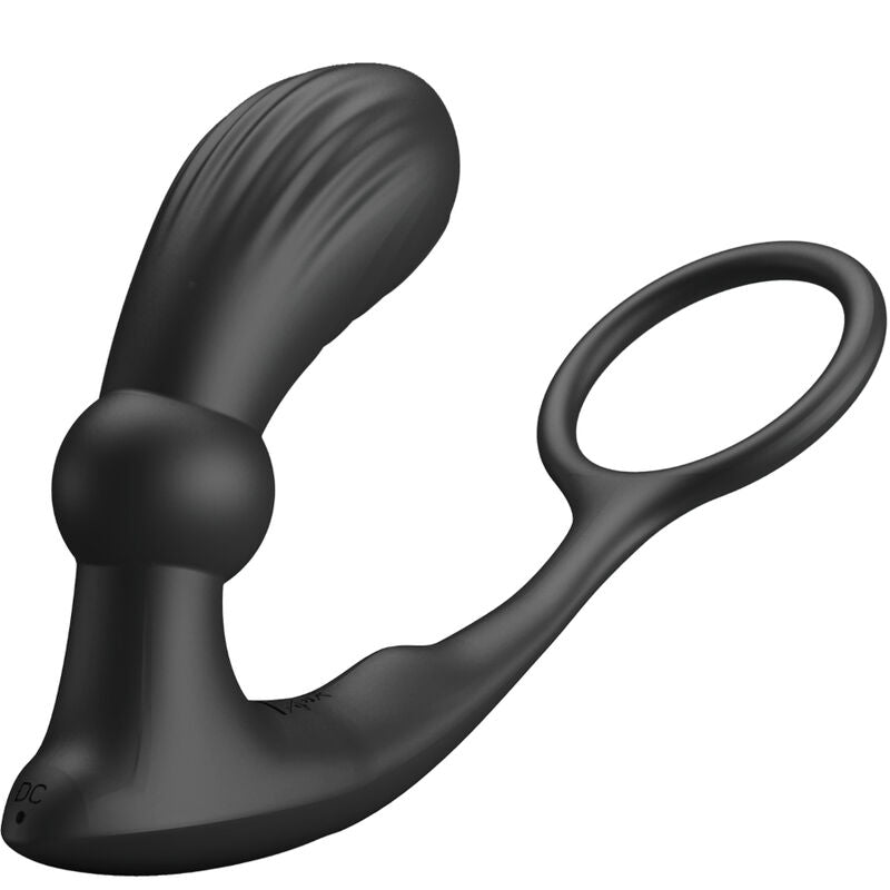 PRETTY LOVE - WARREN BLACK ANAL RING & VIBRATOR - Amore24