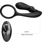 PRETTY LOVE - WARREN BLACK ANAL RING & VIBRATOR - Amore24