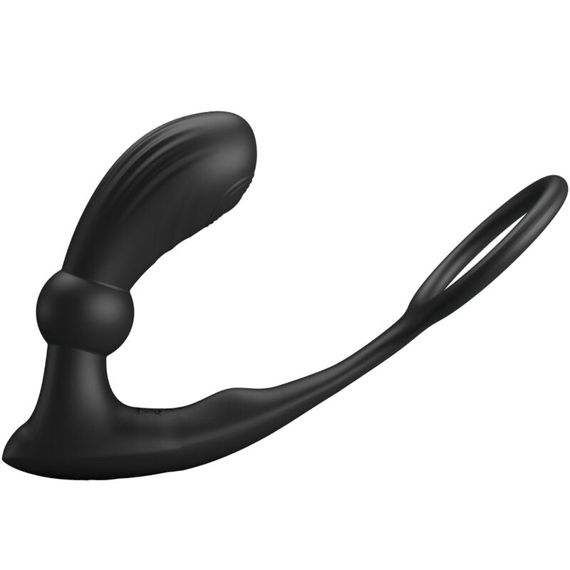 PRETTY LOVE - WARREN BLACK ANAL RING & VIBRATOR - Amore24