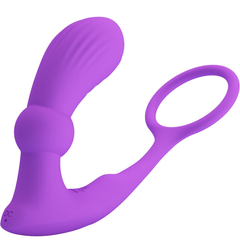 PRETTY LOVE - WARREN VIOLET ANAL RING & VIBRATOR - Amore24
