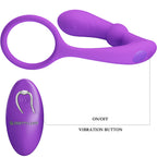 PRETTY LOVE - WARREN VIOLET ANAL RING & VIBRATOR - Amore24
