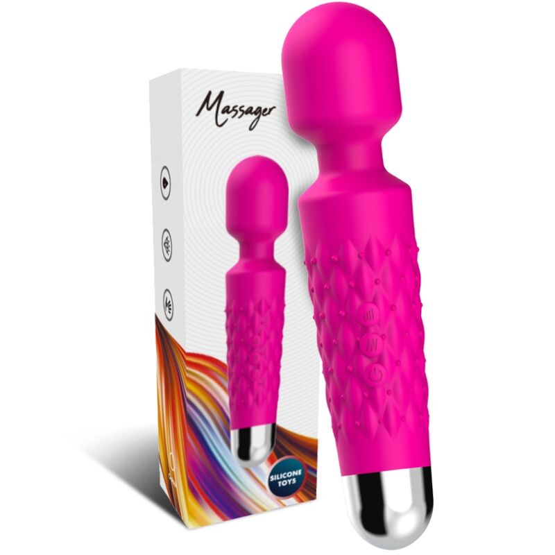 ARMONY - POSTMAN MASSAGER & VIBRATOR SUPER FLEXIBLE HEAD FUCHSIA - Amore24