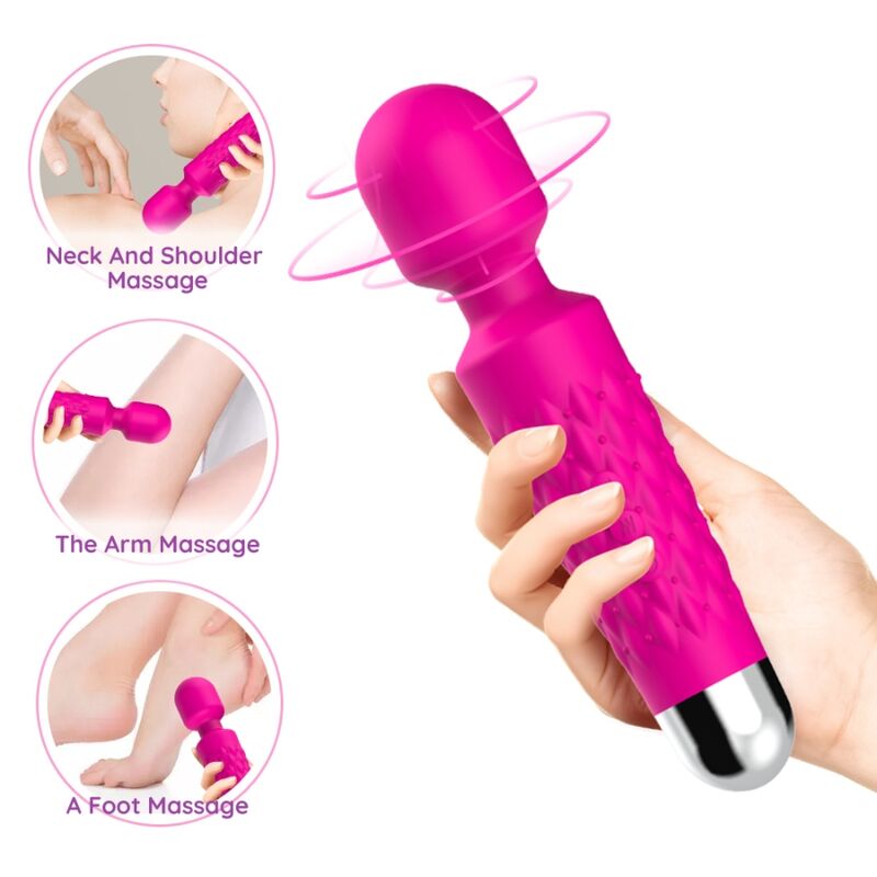 ARMONY - POSTMAN MASSAGER & VIBRATOR SUPER FLEXIBLE HEAD FUCHSIA - Amore24
