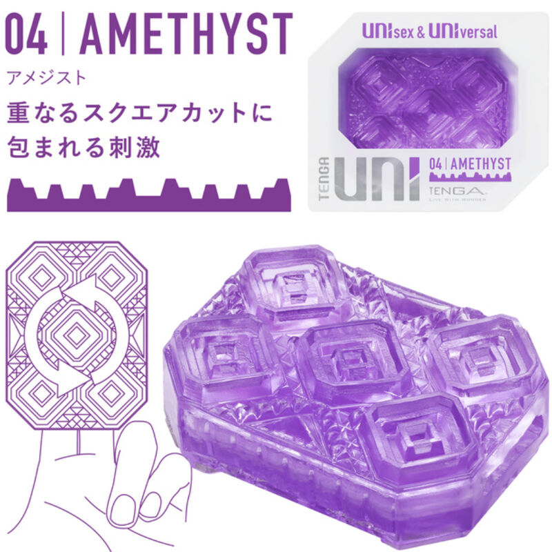 TENGA - UNI VARIETY MASTURBATOR THIMBLE PACK 4 UNITS - Amore24