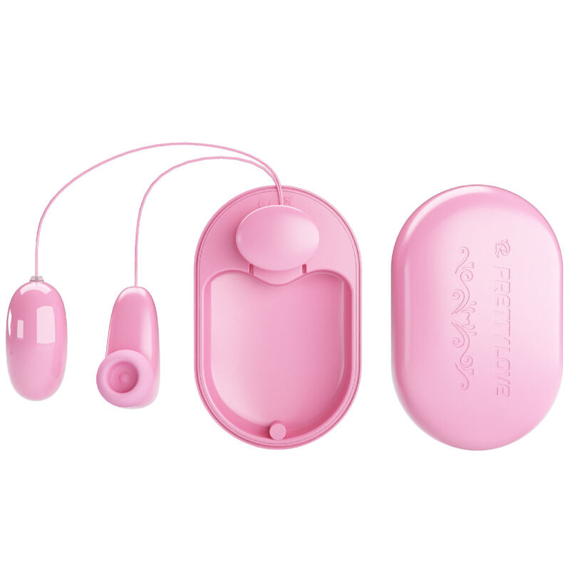 PRETTY LOVE - MAGIC BOX VIBRATING BULLET & PINK STIMULATOR - Amore24