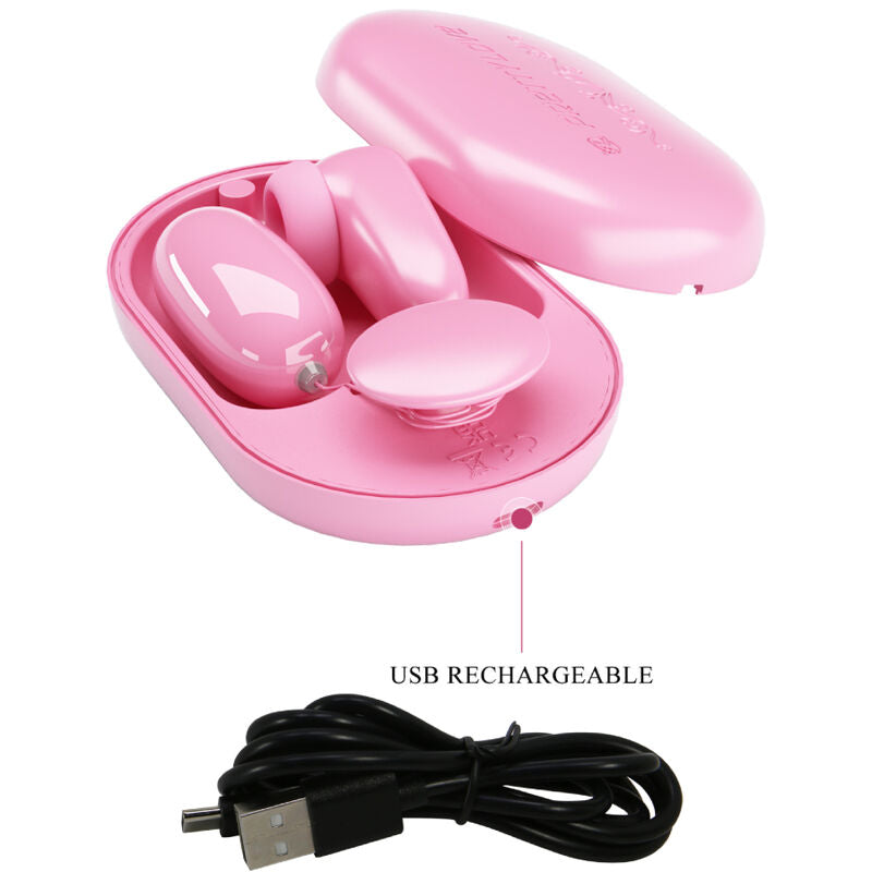 PRETTY LOVE - MAGIC BOX VIBRATING BULLET & PINK STIMULATOR - Amore24