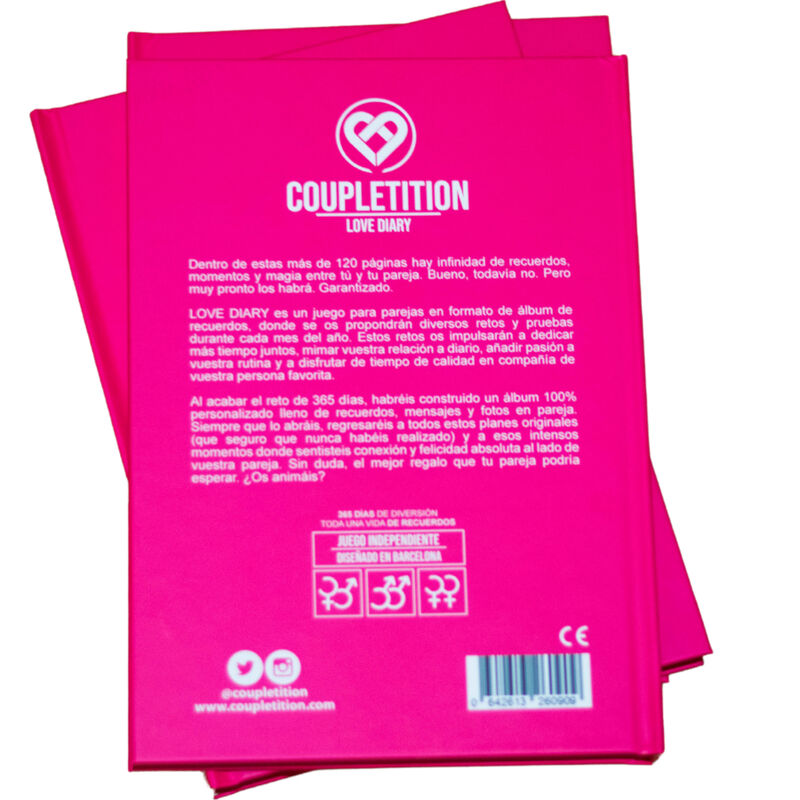 COUPLETITION - LOVE DIARY ALBUM OF MEMORIES & WISHES FOR A COUPLE - Amore24