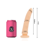 DELTA CLUB - TOYS DILDO NATURAL MEDICAL SILICONE 17 CM -O- 3 CM - Amore24