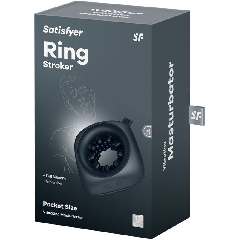 SATISFYER - RING STROKER MASTURBATOR & VIBRATOR - Amore24