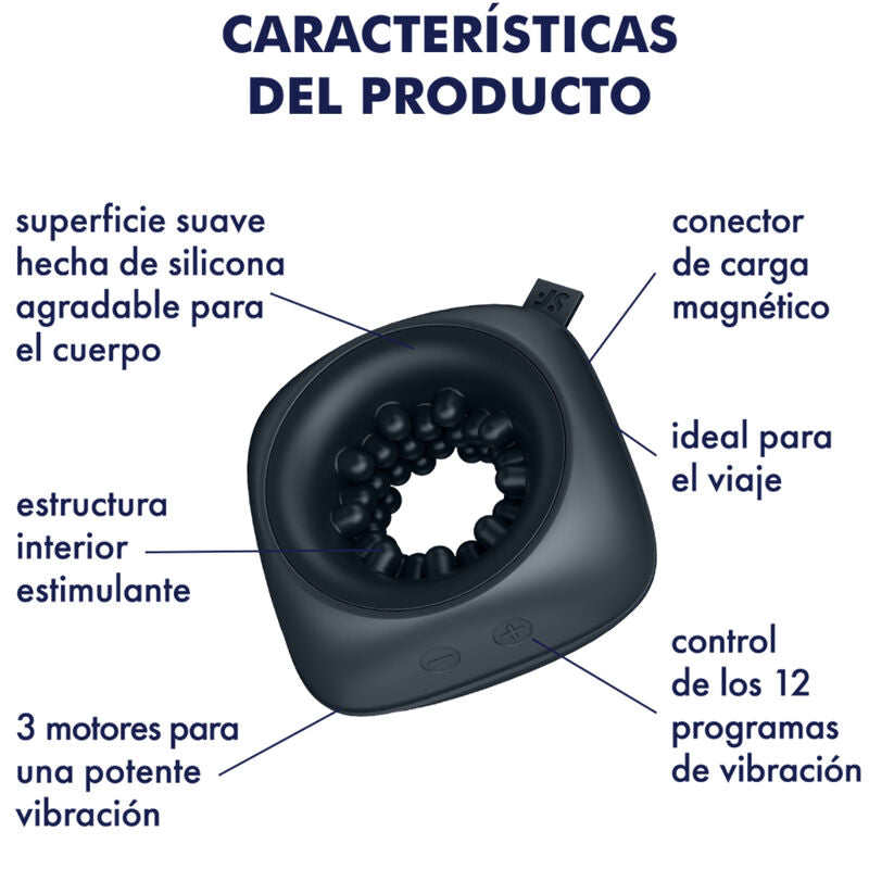 SATISFYER - RING STROKER MASTURBATOR & VIBRATOR - Amore24