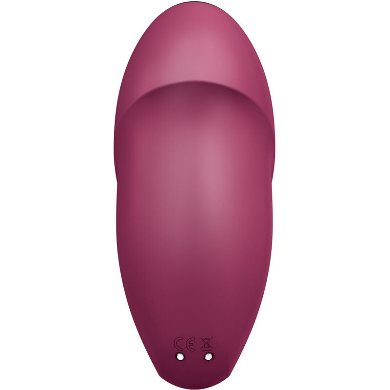 SATISFYER - TAP & CLIMAX 1 LAY-ON VIBRATOR GREY - Amore24
