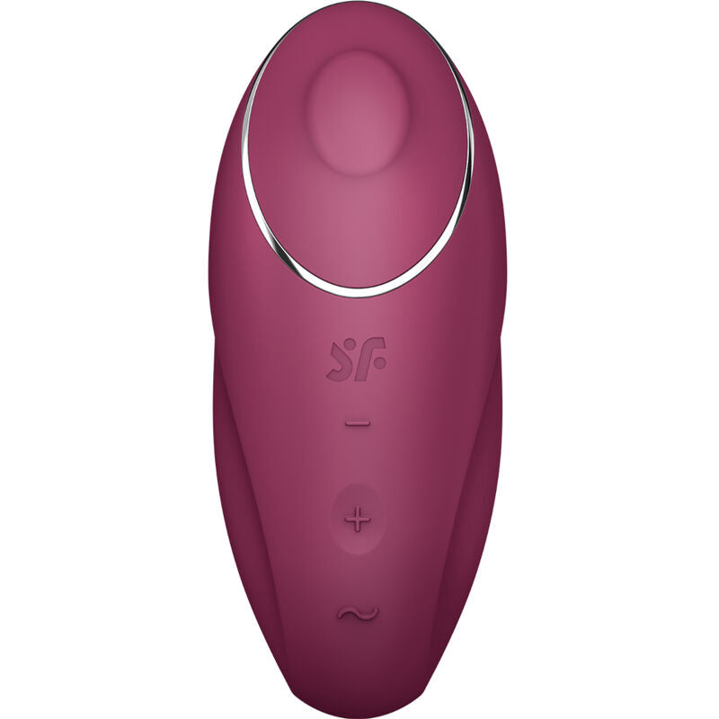 SATISFYER - TAP & CLIMAX 1 LAY-ON VIBRATOR GREY - Amore24