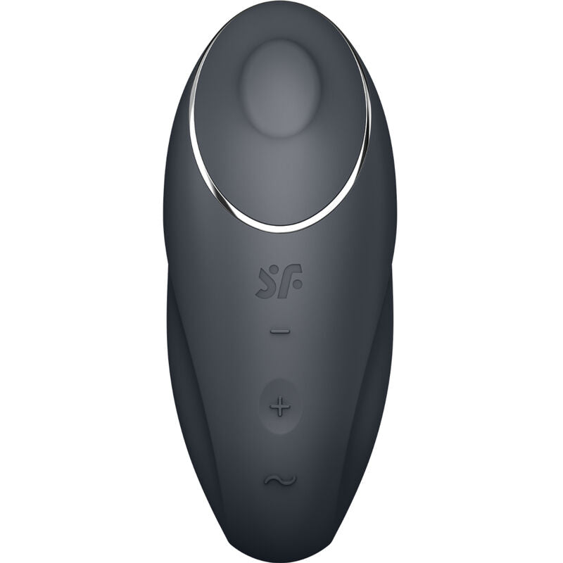 SATISFYER - TAP & CLIMAX 1 LAY-ON VIBRATOR GREY - Amore24