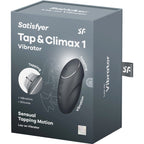 SATISFYER - TAP & CLIMAX 1 LAY-ON VIBRATOR GREY - Amore24