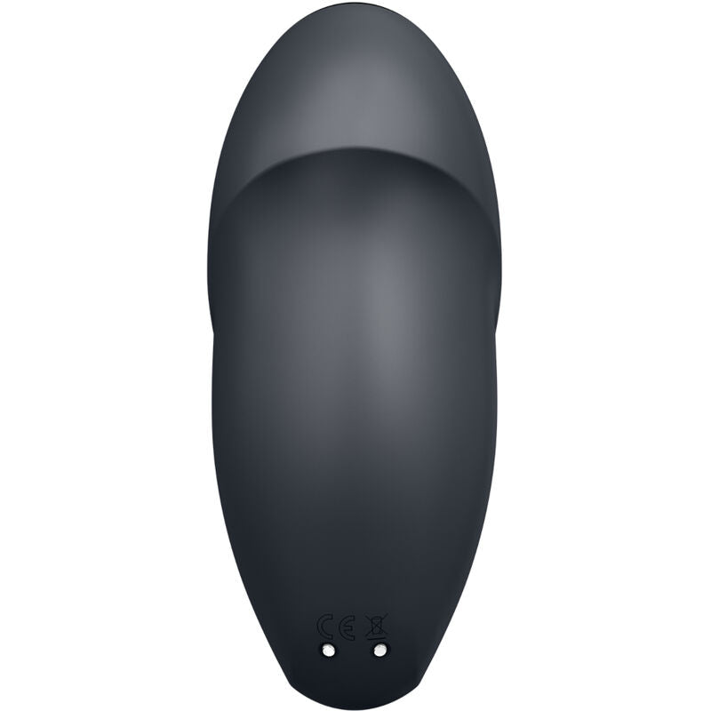 SATISFYER - TAP & CLIMAX 1 LAY-ON VIBRATOR GREY - Amore24