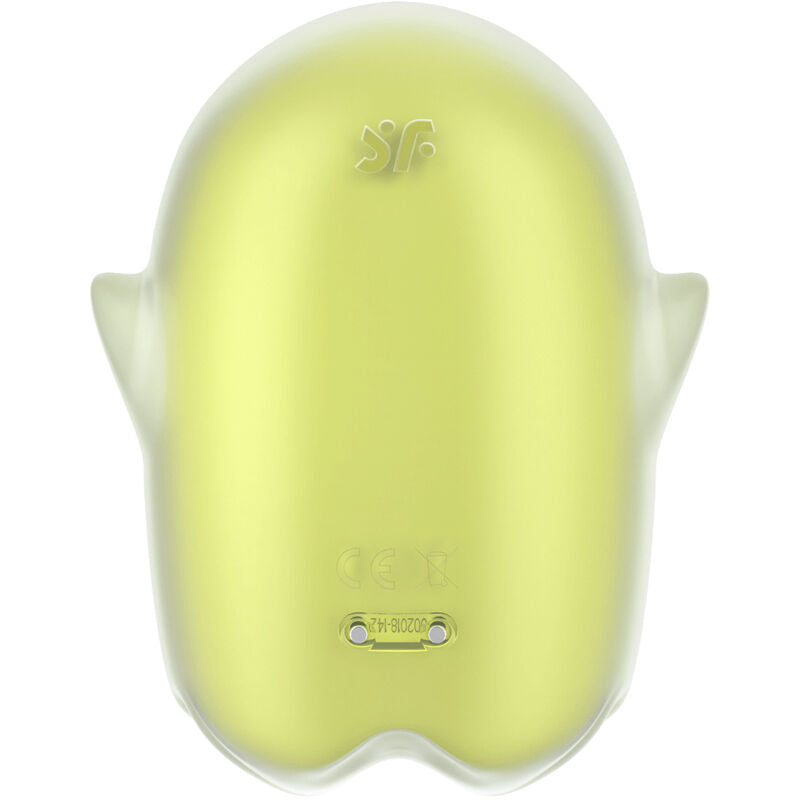 SATISFYER - GLOWING GHOST AIR PULSE & VIBRATOR WHITE - Amore24