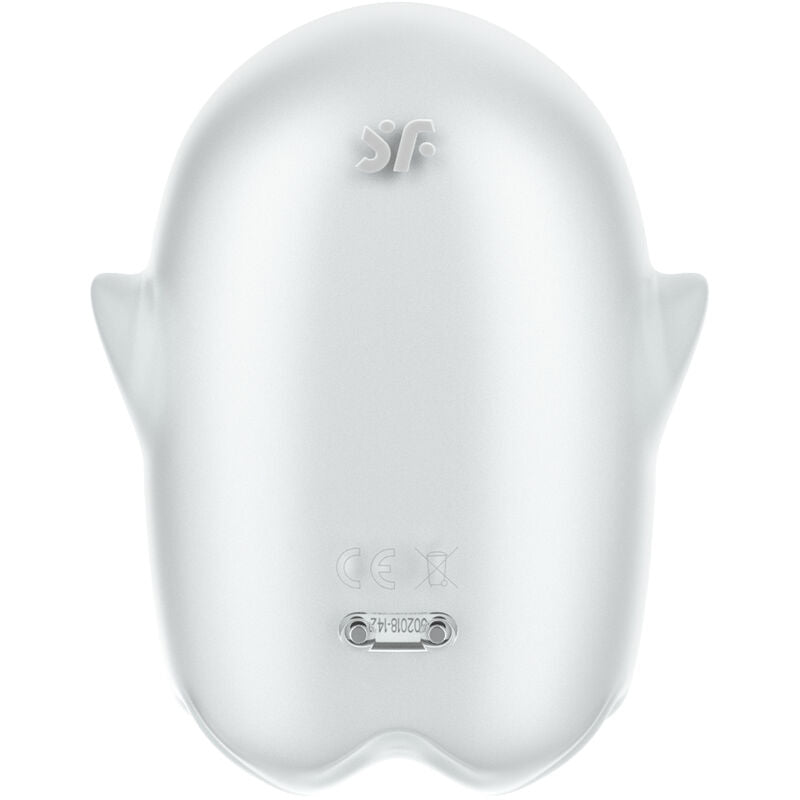 SATISFYER - GLOWING GHOST AIR PULSE & VIBRATOR WHITE - Amore24