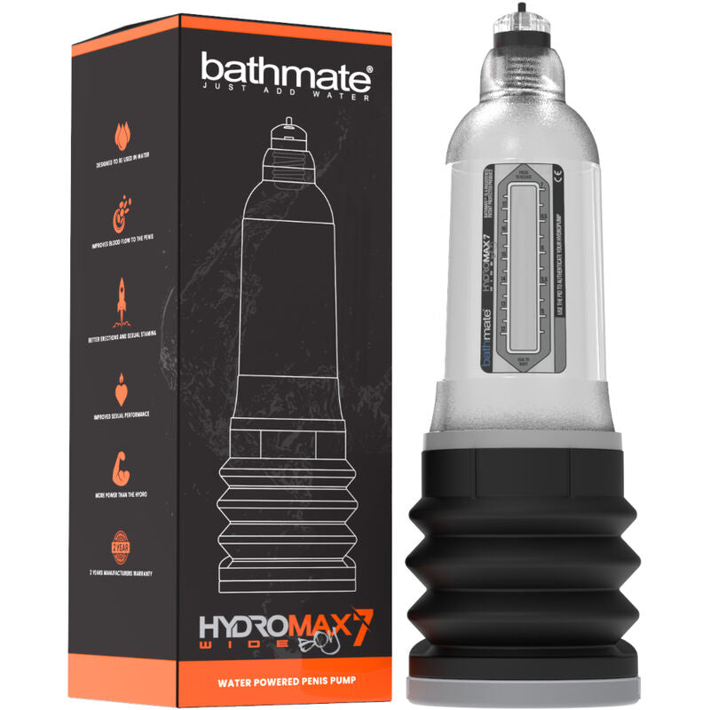 BATHMATE - HYDROMAX 7 WIDE BOY X30 TRANSPARENT - Amore24