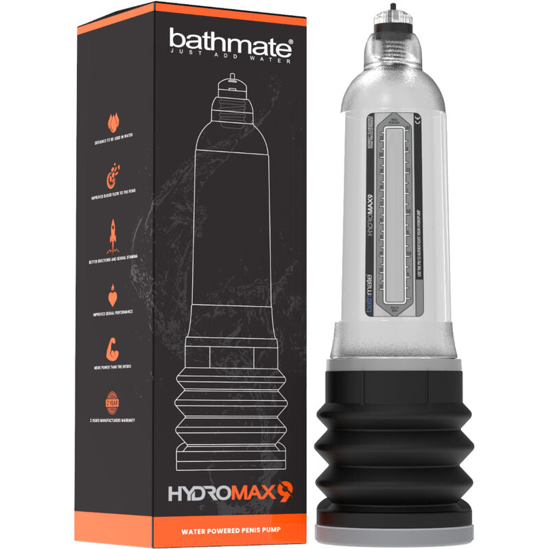 BATHMATE - HYDROMAX 9 TRANSPARENT PENIS INCREASE PUMP - Amore24