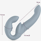 FUN FACTORY - SHARE VIBE PRO DOUBLE VIBRATOR GREY - Amore24