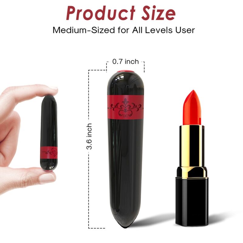 ARMONY - ROCKET VIBRATOR BULLET REMOTE CONTROL BLACK - Amore24