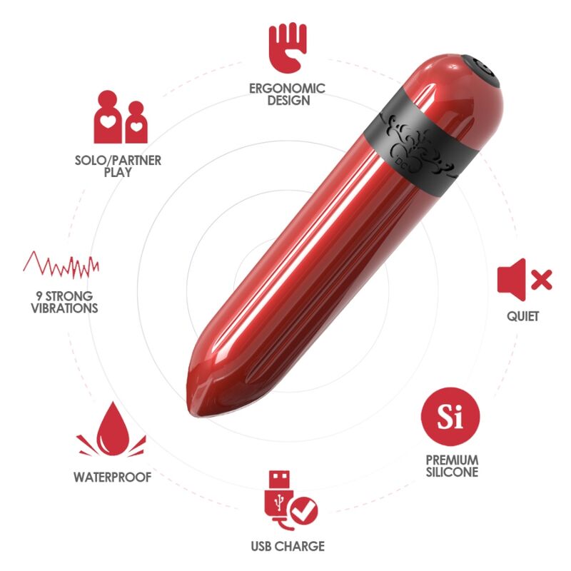 ARMONY - ROCKET VIBRATOR BULLET REMOTE CONTROL FUCHSIA - Amore24