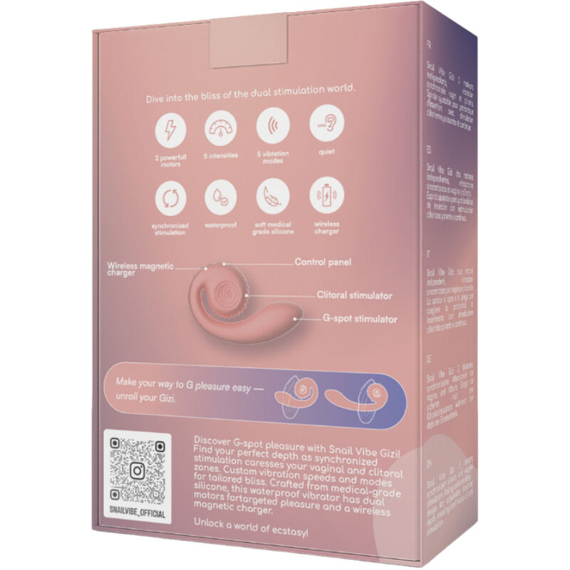 SNAIL VIBE - GIZI DUAL STIMULATOR TIFFANY - Amore24