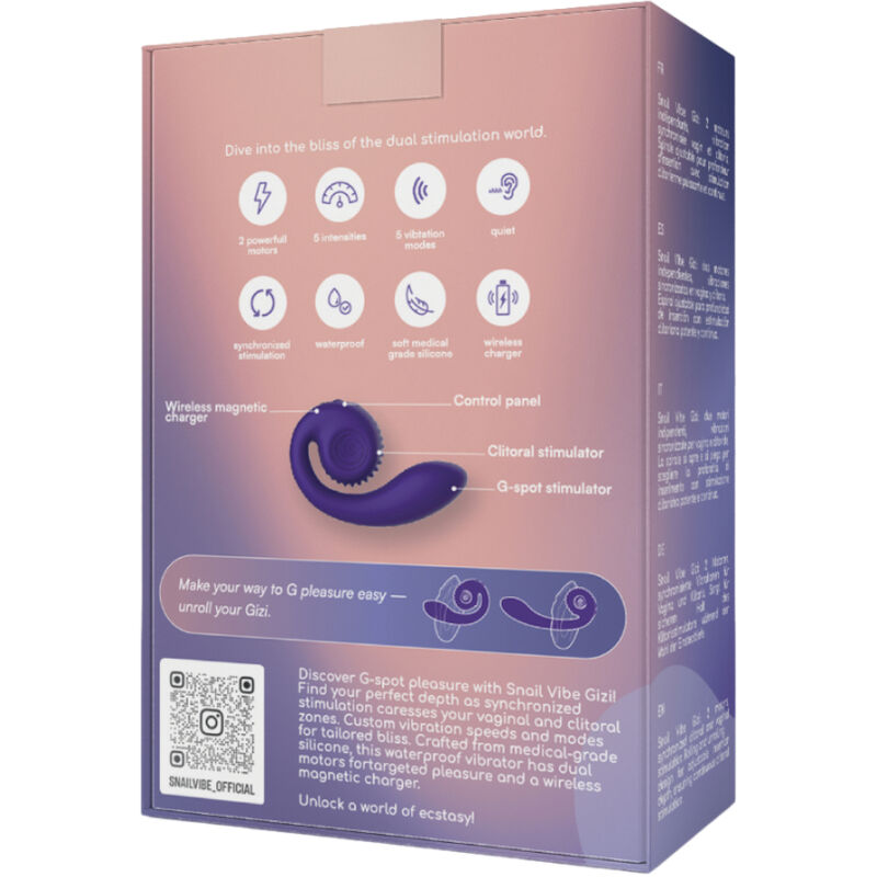 SNAIL VIBE - GIZI DUAL STIMULATOR TIFFANY - Amore24