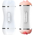 ARMONY - DOUBLE VAGINA & MOUTH VIBRATOR MASTURBATOR WHITE - Amore24