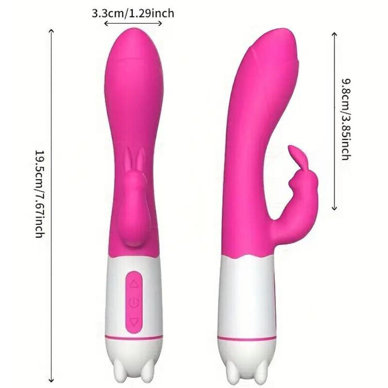 ARMONY - HAPPY VIBRATOR & STIMULATOR RABBIT ROSE - Amore24