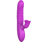 ARMONY - ANGELIA MULTIFUNCTION VIBRATOR WITH STIMULATING TONGUE VIOLET HEAT EFFECT - Amore24