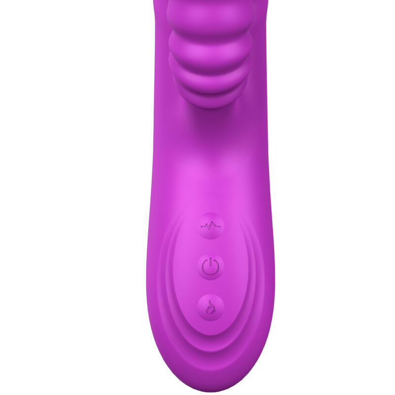 ARMONY - ANGELIA MULTIFUNCTION VIBRATOR WITH STIMULATING TONGUE VIOLET HEAT EFFECT - Amore24