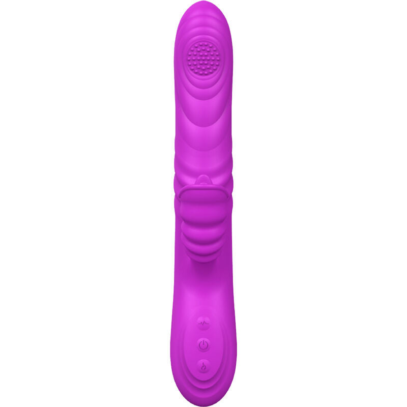 ARMONY - ANGELIA MULTIFUNCTION VIBRATOR WITH STIMULATING TONGUE VIOLET HEAT EFFECT - Amore24