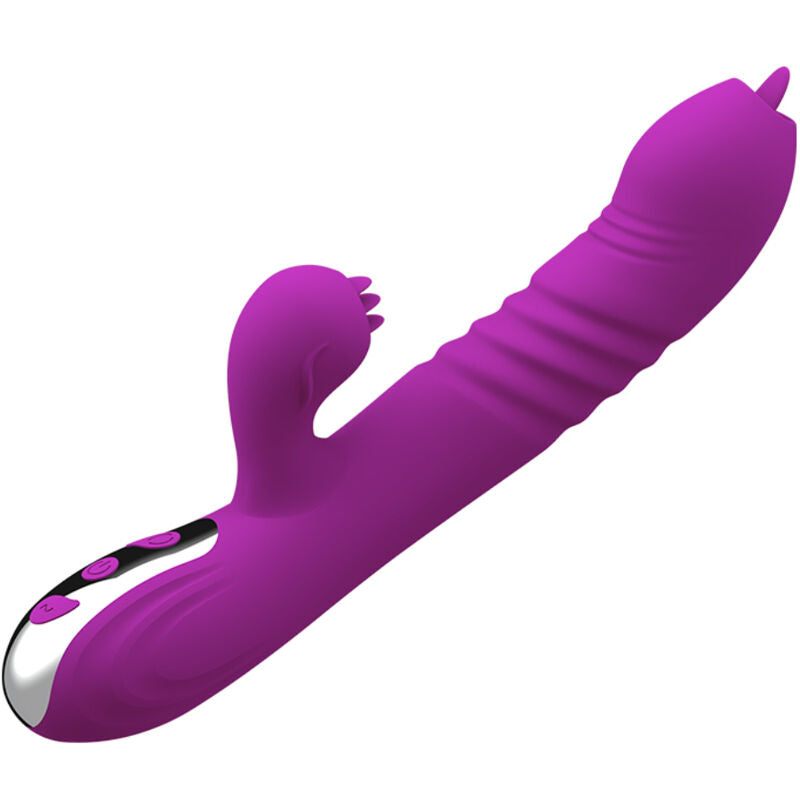 ARMONY - FAIRY MULTIFUNCTION VIBRATOR DOUBLE TONGUE VIOLET HEAT EFFECT - Amore24